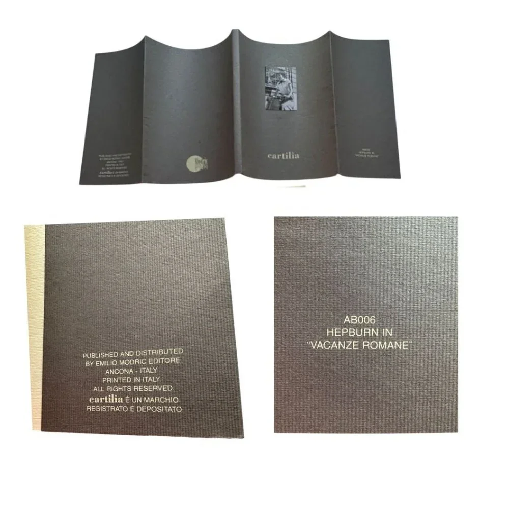 Cartilia Audrey Hepburn Roman Holiday Italian Design Notebook